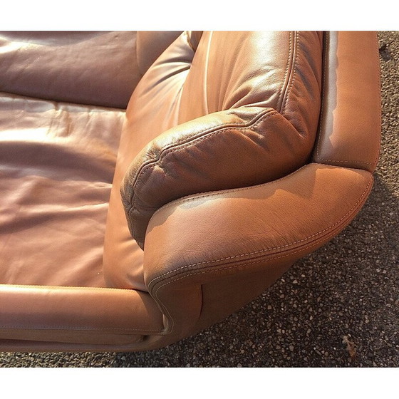 Image 1 of Vintage-Ledersofa, 1970er Jahre