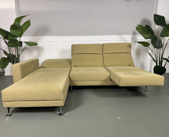 Image 1 of Brühl Moule Ecksofa Stoff Sofa Couch Lieferung Relaxfunktion