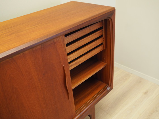 Image 1 of Teakholz-Highboard, Dänisches Design, 1970er Jahre, Produktion: Dänemark