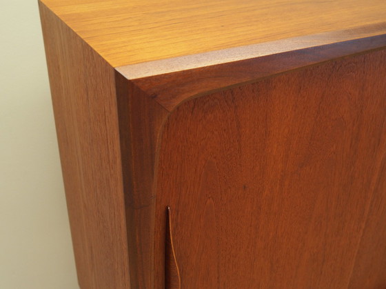 Image 1 of Teakholz-Highboard, Dänisches Design, 1970er Jahre, Produktion: Dänemark