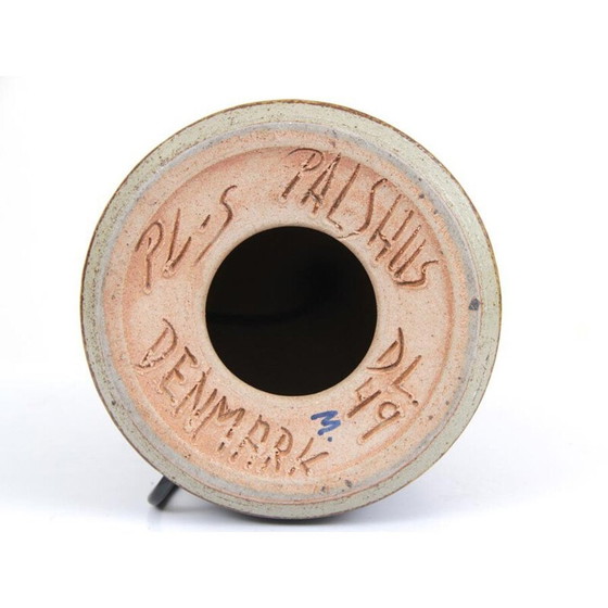 Image 1 of Skandinavische Vintage-Keramiklampe von Peter Linnemann-Schmidt für Palhus, 1950