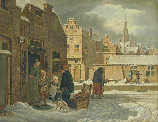 Dirk Jan Vd Laan --Stadtbild im Winter