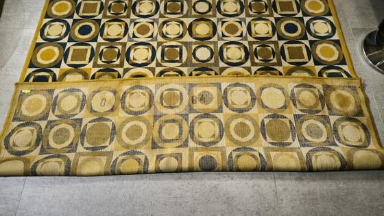 Image 1 of Op-Art-Teppich im Vasarely-Stil, 1970er Jahre