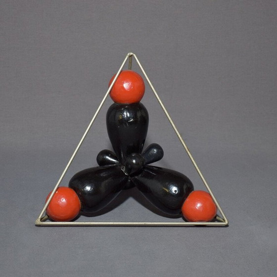 Image 1 of Vintage-Struktur des molekularen Atoms