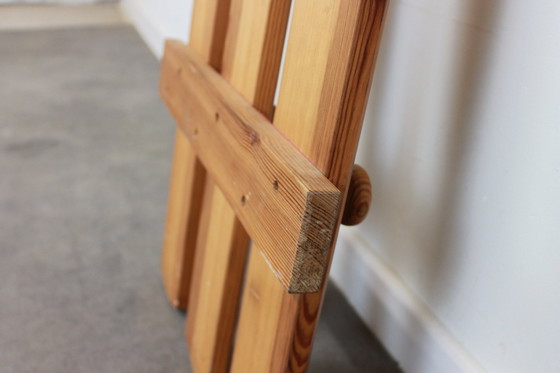 Image 1 of Wandgarderobe aus Kiefernholz der 50er Jahre