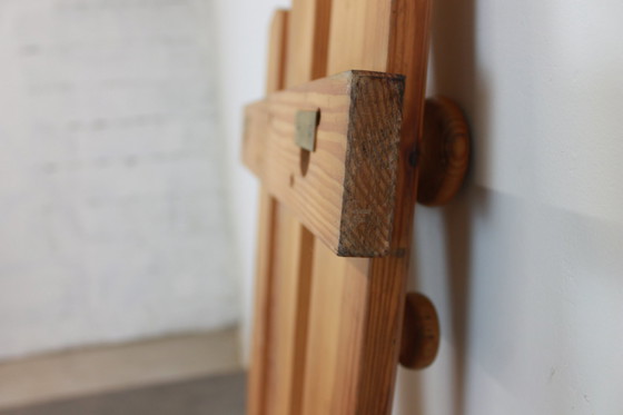 Image 1 of Wandgarderobe aus Kiefernholz der 50er Jahre