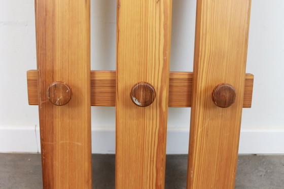 Image 1 of Wandgarderobe aus Kiefernholz der 50er Jahre