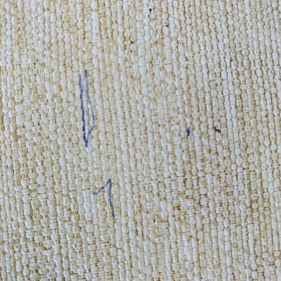 Image 1 of Vintage Rattan Dreibein Couchtisch