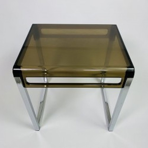 Image 1 of Vintage Plexiglas Beistelltisch Marc Berthier - 1960er Jahre