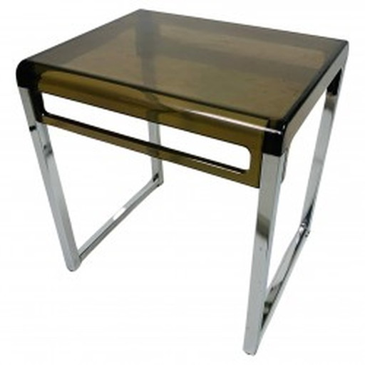 Vintage Plexiglas Beistelltisch Marc Berthier - 1960er Jahre