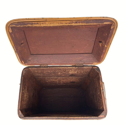 Vintage Wicker Chest In Bambus, 1930S