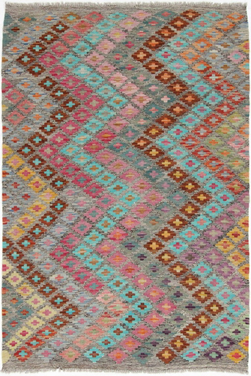 Original Old Style Kelim Afghan 156 X 108 Cm Top Zustand