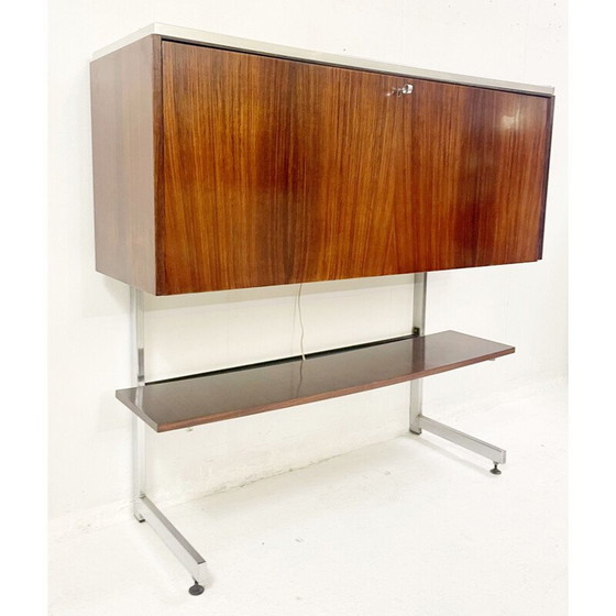 Image 1 of Mid Century Bar aus Palisanderholz, Belgien 1960er Jahre