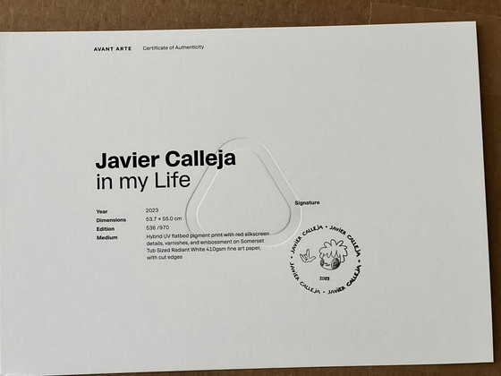 Image 1 of Javier Calleja, Once In My Life, Siebdruck-Diptychon, 2023, Málaga, mit zusätzlichem Geschenk