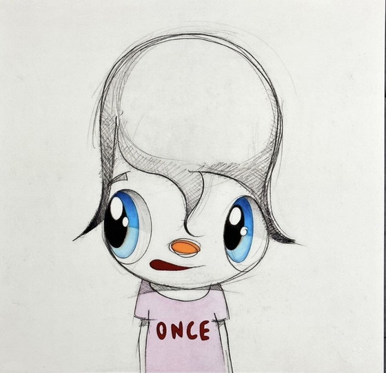 Image 1 of Javier Calleja, Once In My Life, Siebdruck-Diptychon, 2023, Málaga, mit zusätzlichem Geschenk