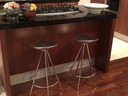 2x Pepe Cortes Designer-Barhocker