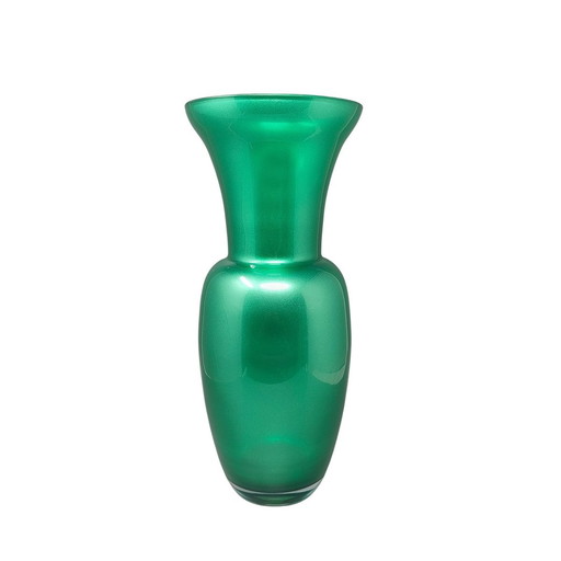 1970S Erstaunliche grüne Vase von Jean Close' für Michielotto. Hergestellt in Italien