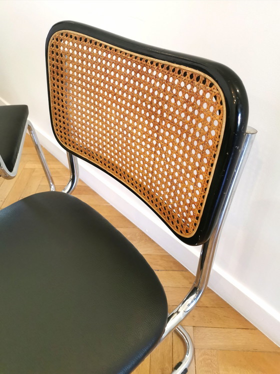 Image 1 of 2x Cesca Esszimmerstühle von Marcel Breuer