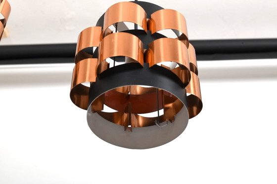 Image 1 of Deckenleuchten der Jahrhundertmitte von Werner Schou für Coronell Elektro, 1960er Jahre, 2 Stück