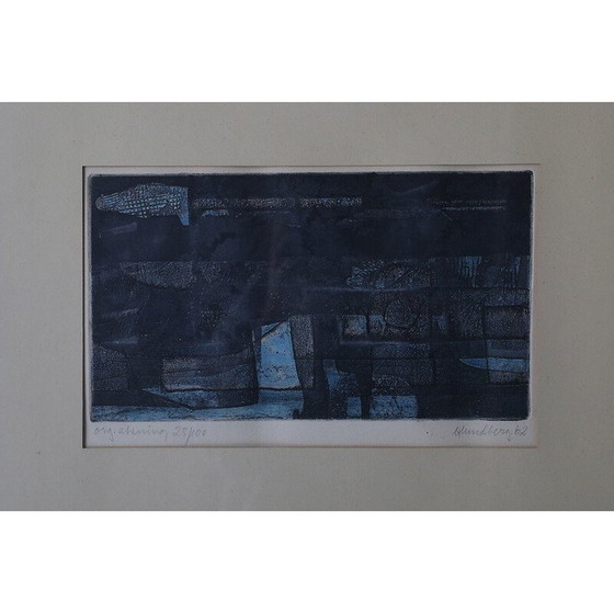 Image 1 of Vintage-Gemälde von Bertil Lundberg, 1962