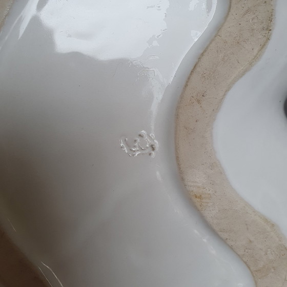 Image 1 of Schöne Porzellan Frosch Pflanzer aus den 1970er Jahren