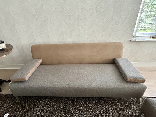 MDF Italia - 3-Sitzer-Sofa mit Fußhocker