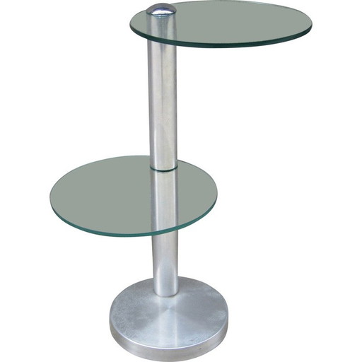 Runder Couchtisch aus Glas, 1970