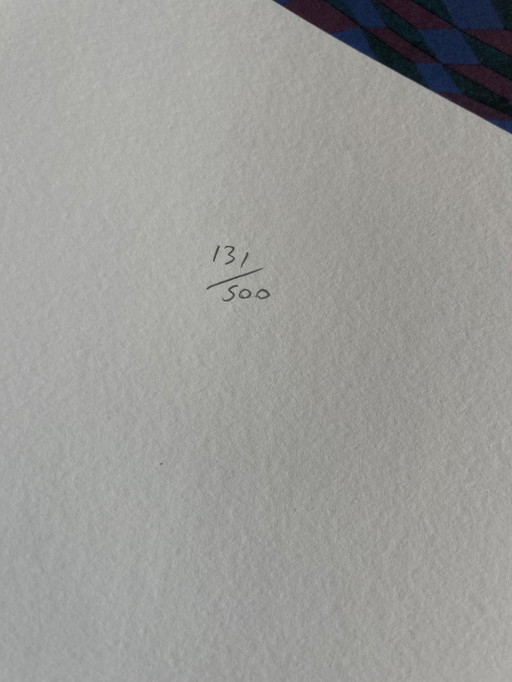 Victor Vasarely (1906-1997), Op Art Limitierte Auflage Litograph