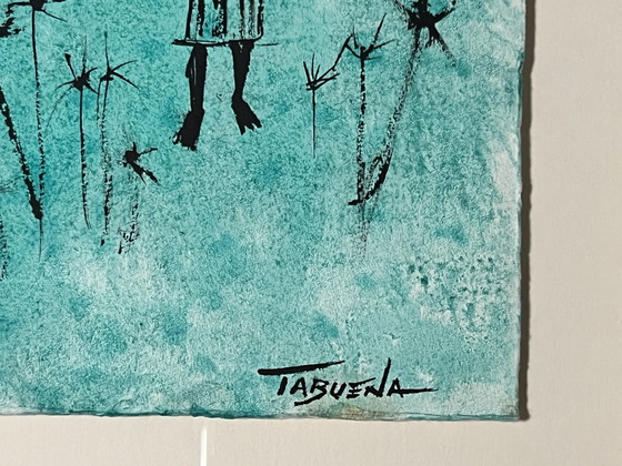 Image 1 of Romeo Tabuena. Figuren, Aquarell und Tinte auf Papier, Philippinen, Mexiko
