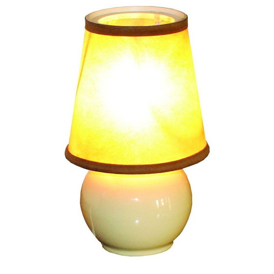 Image 1 of Nachttischlampe aus glasierter Keramik, Deutschland 1980