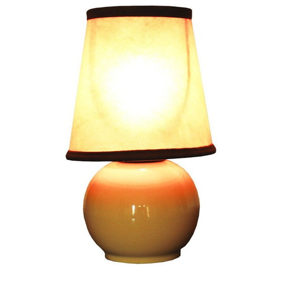 Image 1 of Nachttischlampe aus glasierter Keramik, Deutschland 1980