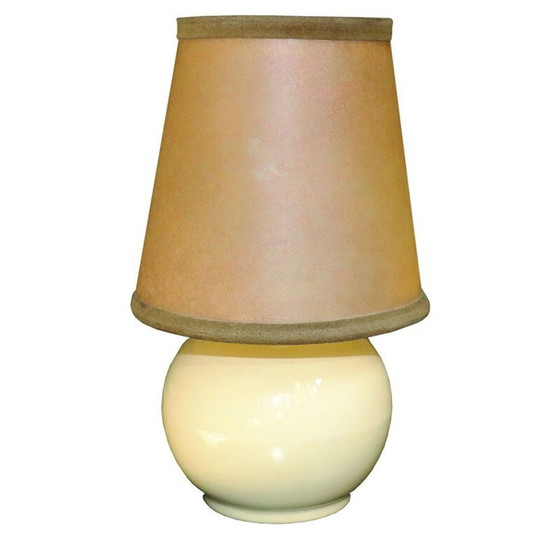 Image 1 of Nachttischlampe aus glasierter Keramik, Deutschland 1980