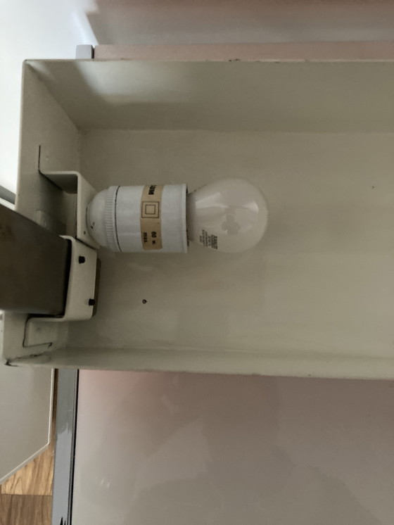 Image 1 of Schreibtischlampe aus Metall, Orange 70er Jahre