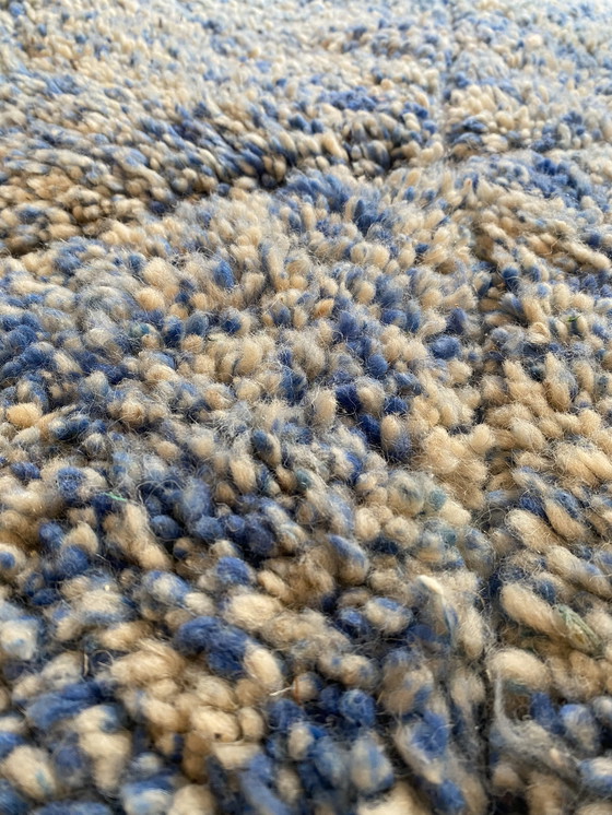 Image 1 of Berberteppich Beni Ourain Blau 3/2M Neu