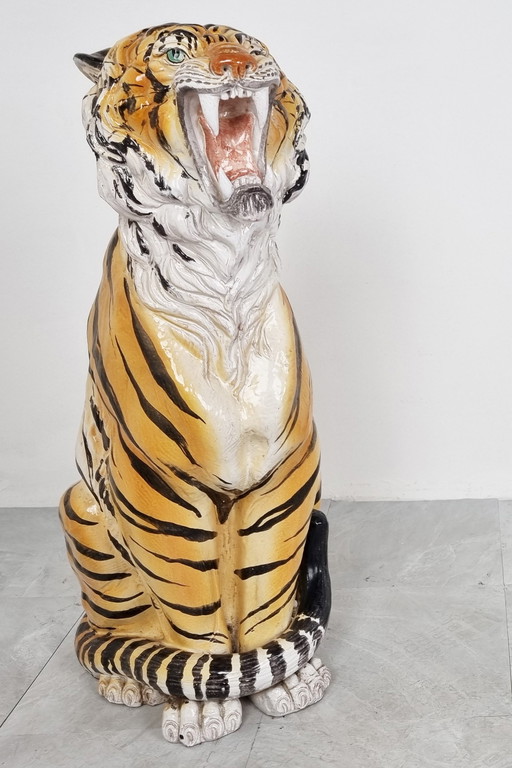 Vintage Keramik Tiger