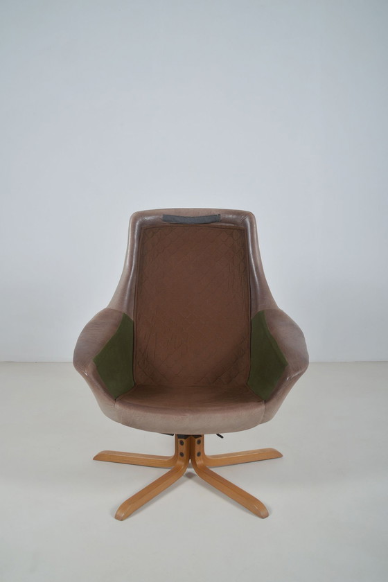 Image 1 of Dänischer Loungesessel, entworfen von H.W. Klein für Bramin, 1970er Jahre
