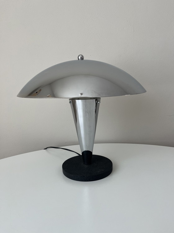 Image 1 of Vintage-Chrom-Pilzlampe