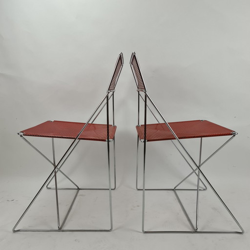 4x Bent Krogh X-Line Stuhl von Niels Jorgen Haugesen