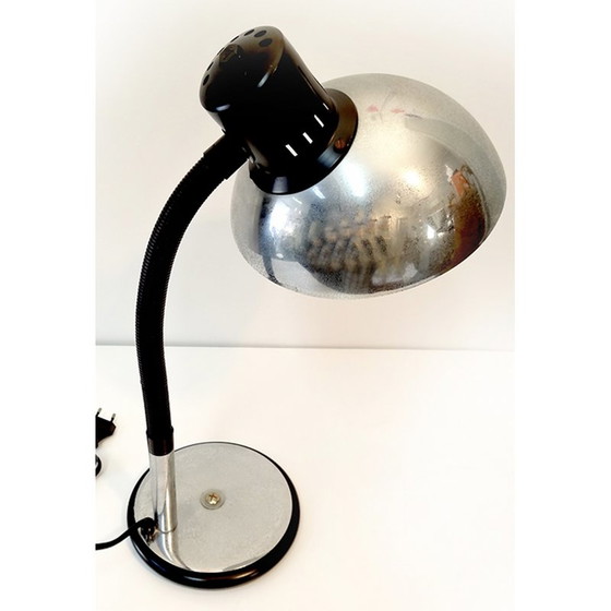 Image 1 of Industrielle Vintage-Lampe aus Chrom für Aluminor