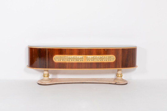 Image 1 of Italienisches Mid Century Modernes Sideboard-Buffet von Osvaldo Borsani