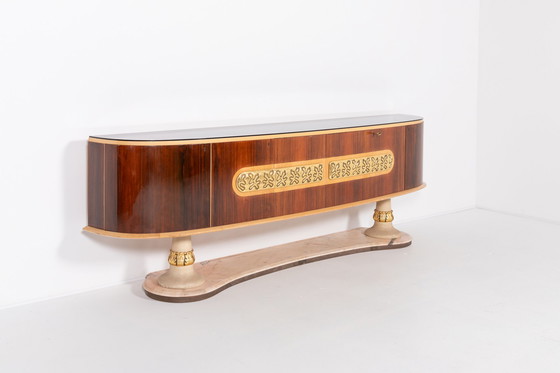 Image 1 of Italienisches Mid Century Modernes Sideboard-Buffet von Osvaldo Borsani