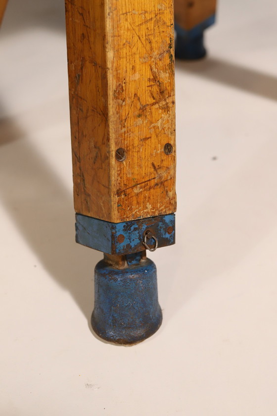 Image 1 of Lederpauschenpferd für Gymnastik, Tschechoslowakei, 1950er Jahre