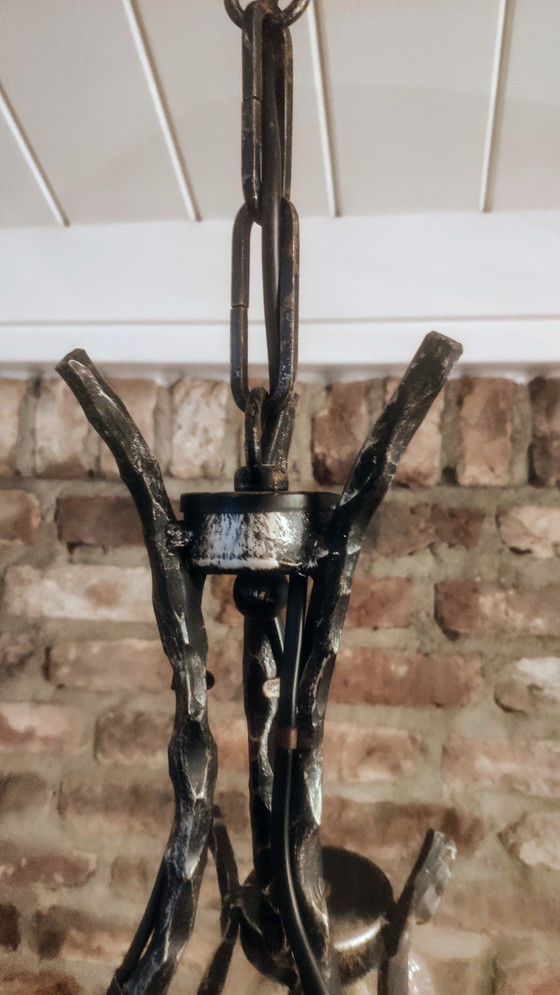 Image 1 of Brutalistische Murano-Lampe