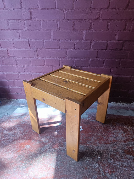  Vintage Beistelltisch aus Kiefernholz