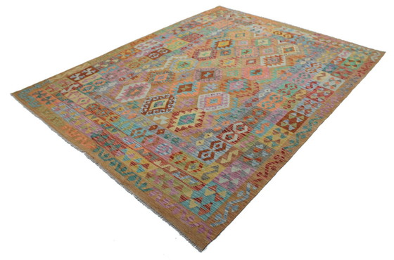 Image 1 of Original Old Style Kelim Afghan 260 X 202 Cm Top Zustand