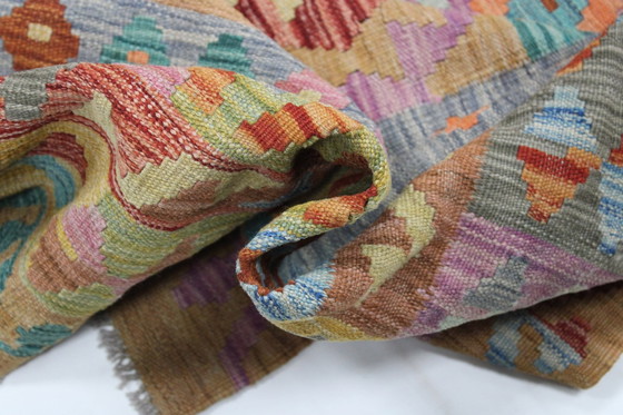 Image 1 of Original Old Style Kelim Afghan 260 X 202 Cm Top Zustand