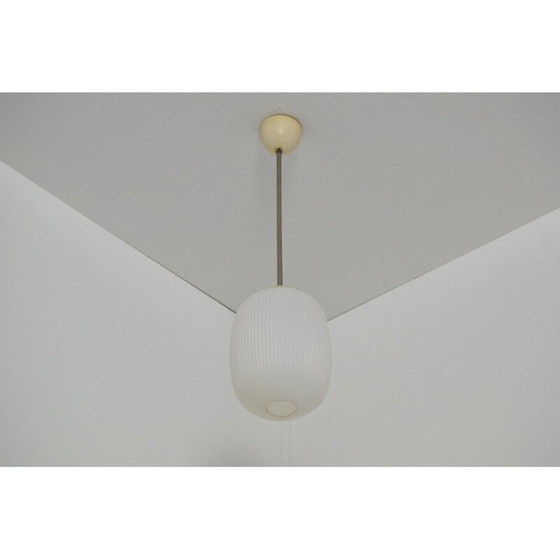 Image 1 of Mid-Century-Glas-Hängeleuchte 1950er Jahre