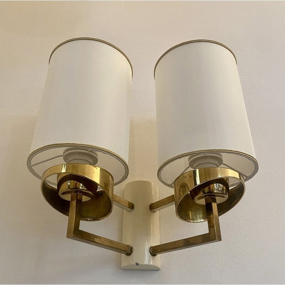 Image 1 of Wandlampe aus Messing, 1960er Jahre