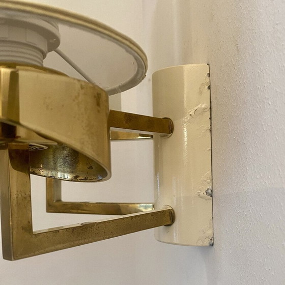 Image 1 of Wandlampe aus Messing, 1960er Jahre