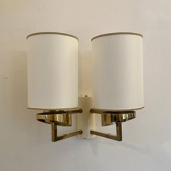 Image 1 of Wandlampe aus Messing, 1960er Jahre